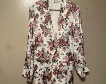 VTG Pretty In Pink Andie Molly Ringwald Core Blazer Jacket w stylu lat 80., damska, rozmiar M