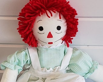 handmade raggedy ann dolls for sale