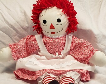 handmade raggedy ann dolls for sale