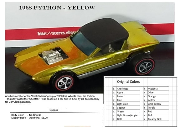 1968 cheetah base python