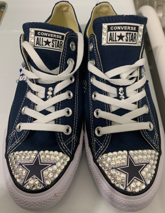Dallas Cowboy Bling Tennis Shoes Etsy