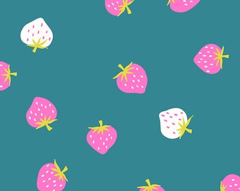 Strawberry Toss in Storytime from the Picture Book collection by Kimberly Kight for Ruby Star Society