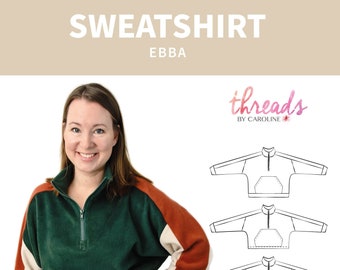 Ebba sweatshirt pattern