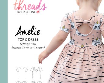 Amelie top & dress - ENGLISH