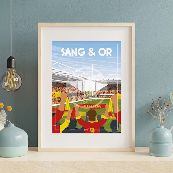 Affiche Lens - "Sang & Or"