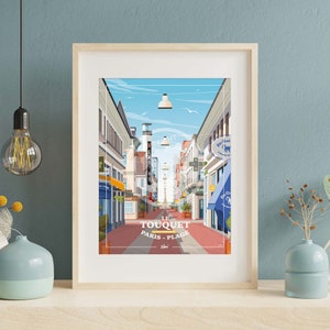 Plakat Le Touquet - &quot;Rue Saint-Jean&quot;