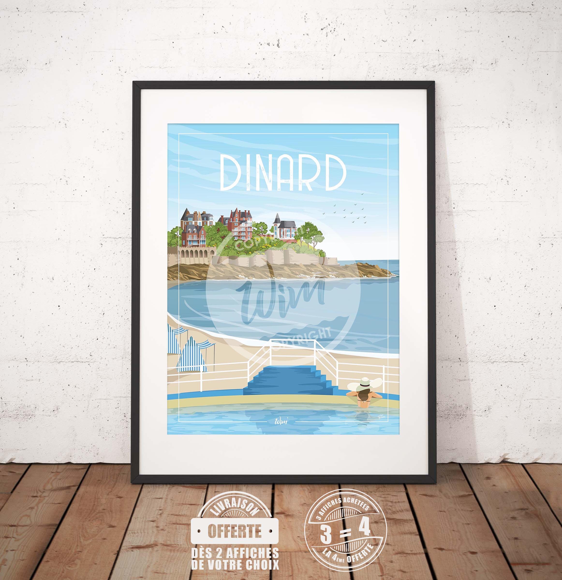 Dinard - L'affiche de Déco Murale