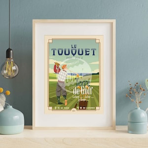 Le Touquet Poster - &quot;Golf&quot;