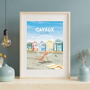 Plakat Cayeux-sur-Mer - „Entspannung in Cayeux“
