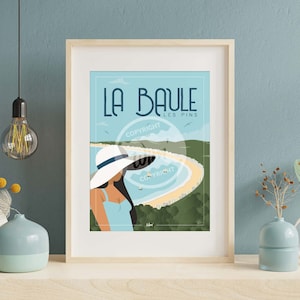 Pôster La Baule - "La Baule les Pins"
