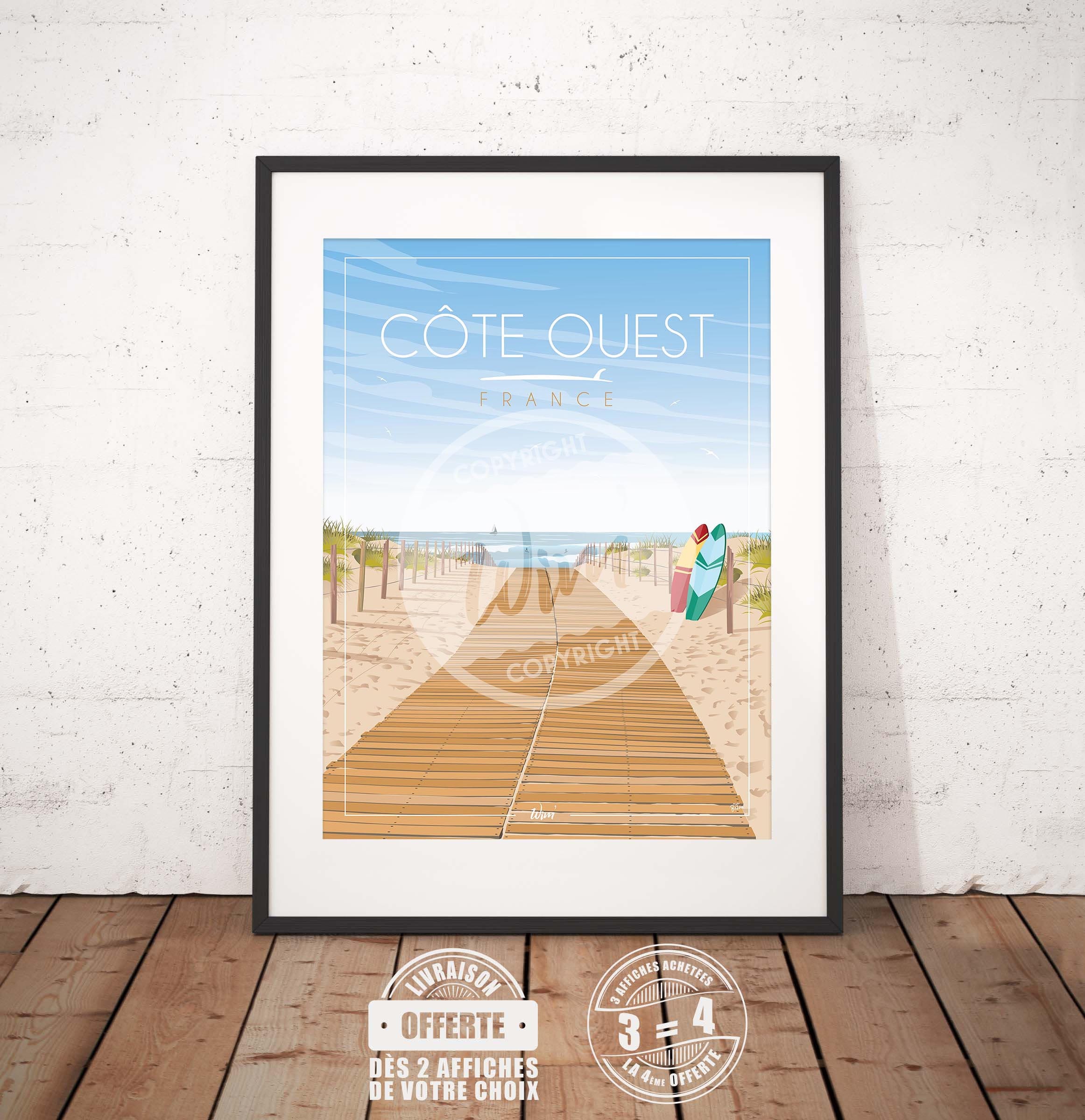 Côte Ouest - Chemin de La Plage