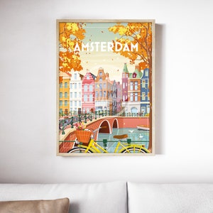 Poster Amsterdam - &quot;Relax&quot; 50x70cm