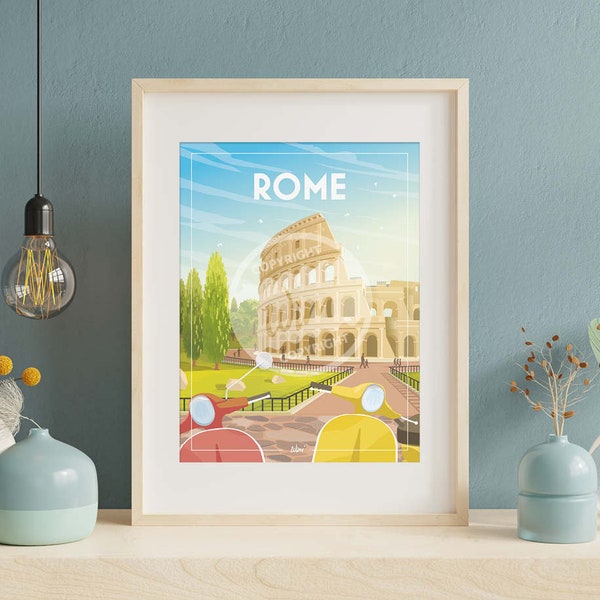 Affiche Rome - Roma Recto-Verso