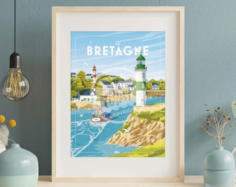 Double-Sided Brittany Poster