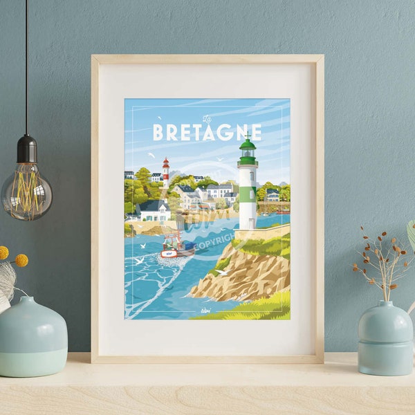 Affiche Bretagne Recto-Verso