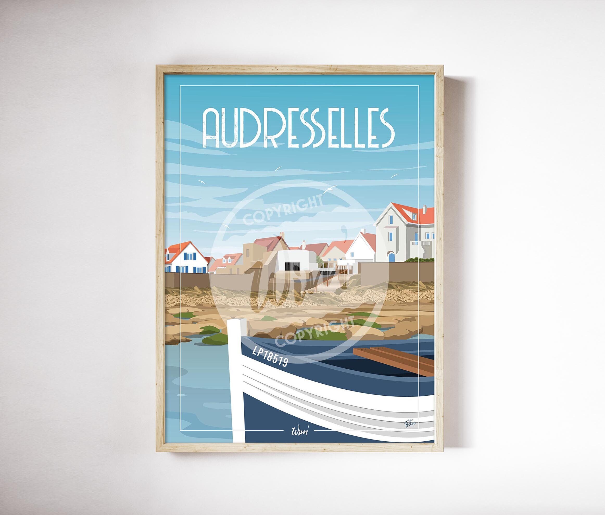Audresselles - L'affiche de Déco Murale