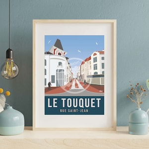Plakat Le Touquet - &quot;Rue Saint-Jean&quot;