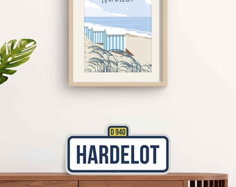 Ortsschild „Hardelot“