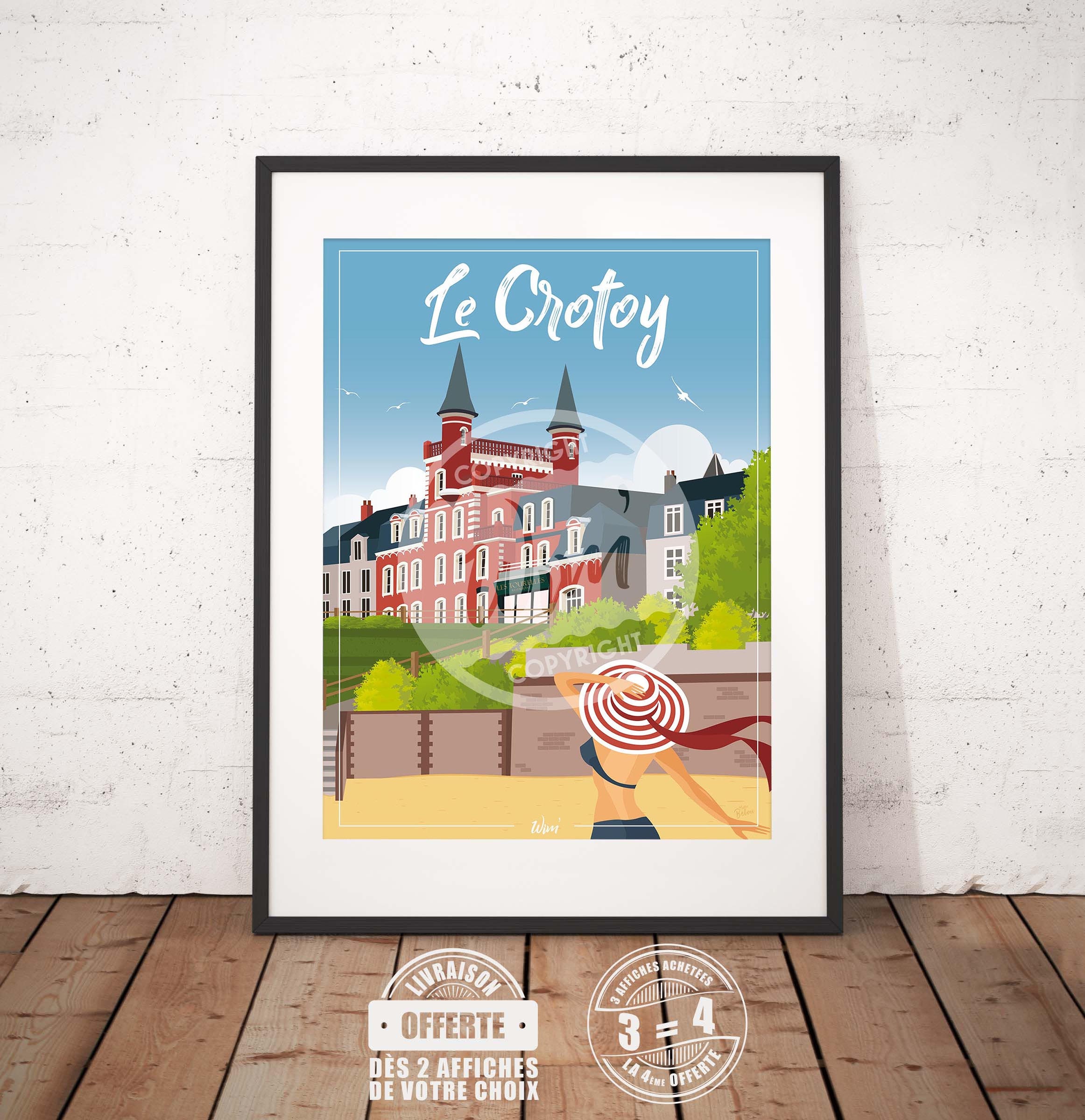 Le Crotoy - L'affiche de Déco Murale