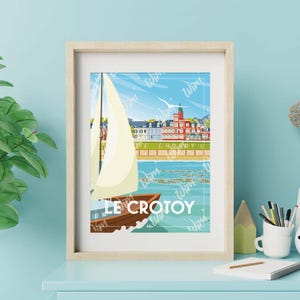 Affiche Le Crotoy - "Détente"