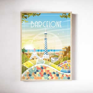 Poster Barcelona 50x70cm