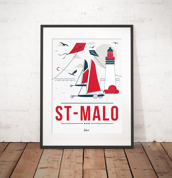 Saint Malo Poster Wall Decor