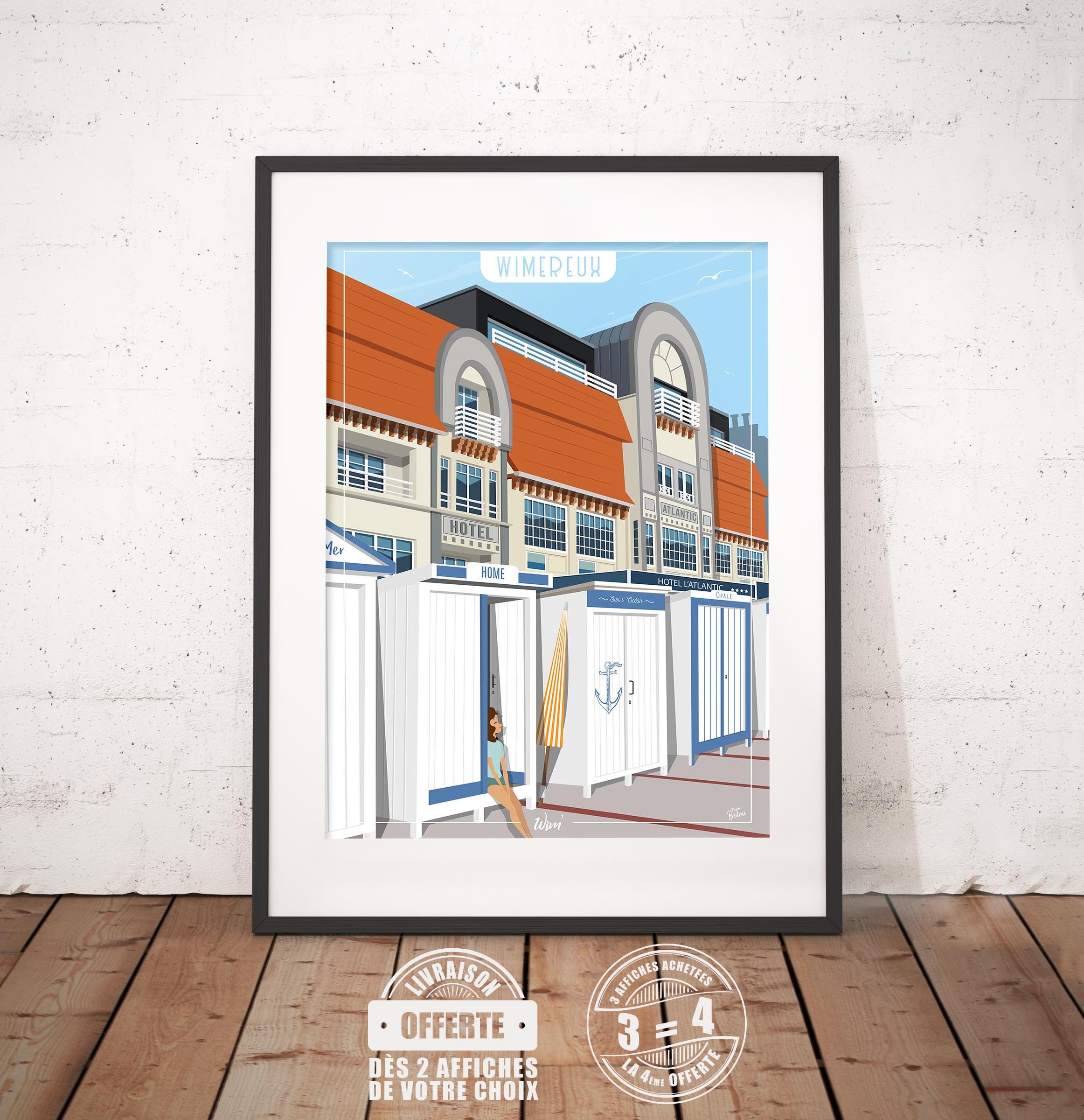 Wimereux - L'affiche de Déco Murale Détente à Wimereux