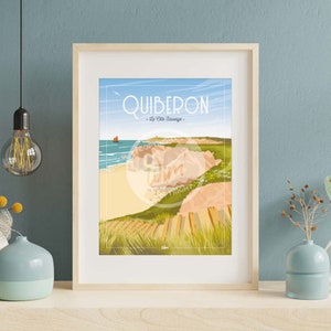 Cartaz de Quiberon “A Costa Selvagem”