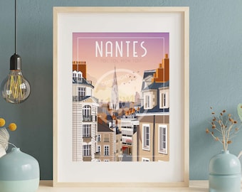 Nantes poster - &quot;You, my Nantes roof&quot;