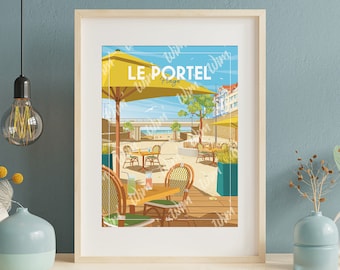 Poster Le Portel - “Place de la République”