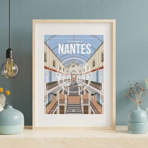 Cartaz de Nantes - "Passando por Nantes"