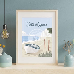Póster Côte d'Opale - "Relajación"