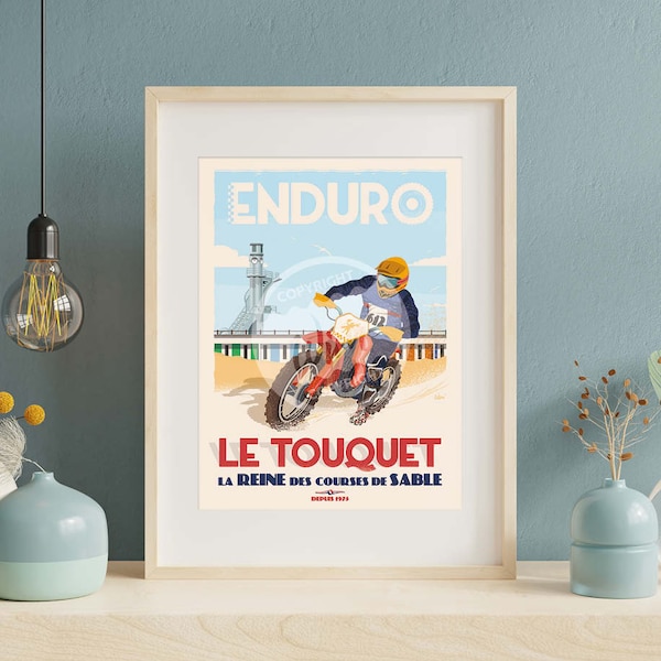 Affiche Le Touquet - "Passion Enduro"