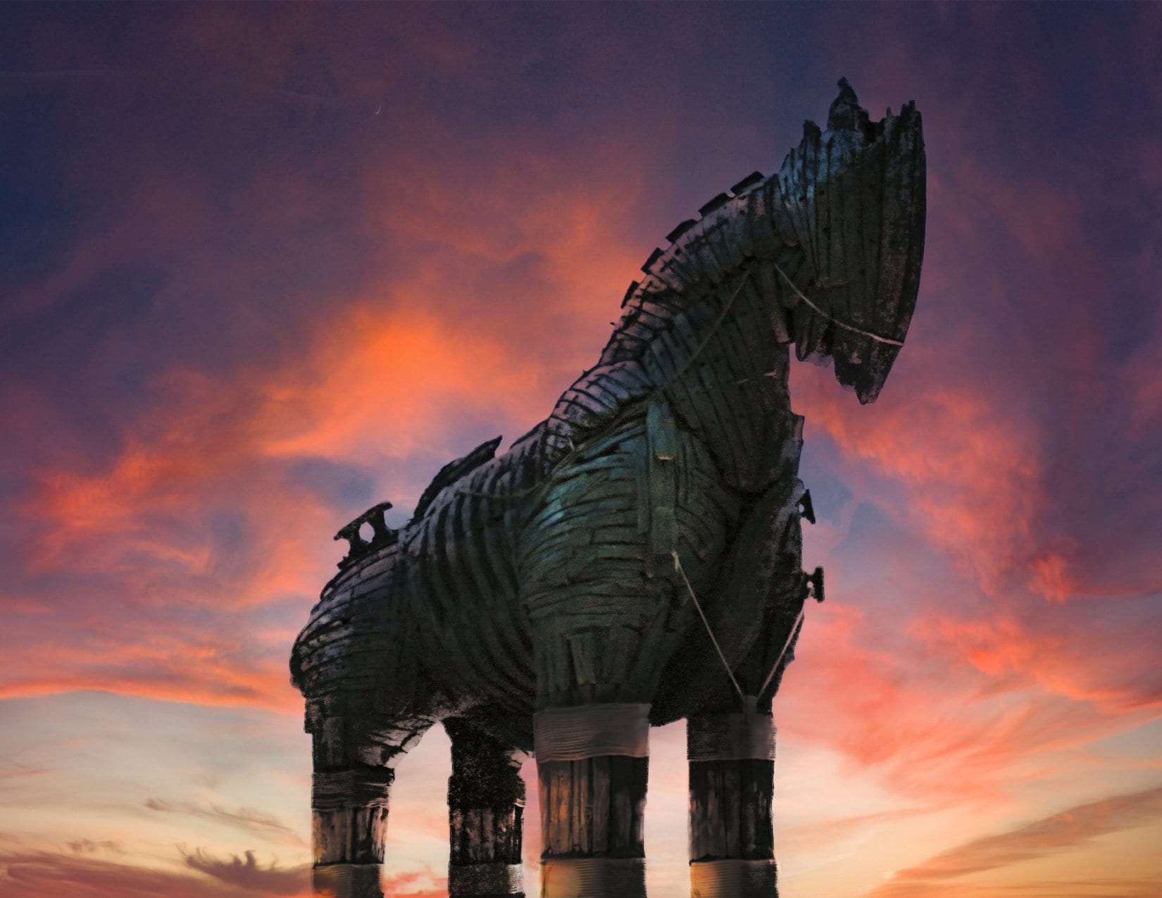 Das Trojanische Pferd Sage Text Trojanisches Pferd. Griechisch. Digitale Kunstfotografie. - Etsy.de