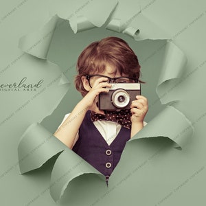 PACK 5 Paper Wall Sfondo digitale / Sfondi fotografici per Photoshop / Compositi / Mini sessioni di San Valentino / File PNG trasparenti