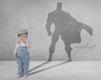 SuperHero Shadow Backdrop Composite / Background for Photographers /  Hero Composition