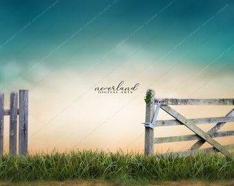 Digital Background / Dreamy Pastures / Digital Backdrops for Photographers / Photoshop / Backgrounds and Overlays