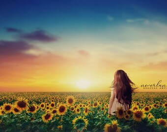 Easter Field Background / Photography Background / Digital Background for Photographers / Magical Background /  Digital Download
