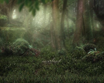 Magical Forest BUNDLE For Photography Composites / Layered PSD / PNG / Jpg / Background Composition / Photo Overlay / Add your own subject