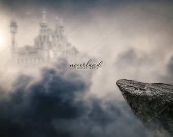 Digital Background / Dragon's Castle / Digital Backdrops for Photographers / Photoshop / Backgrounds and Overlays