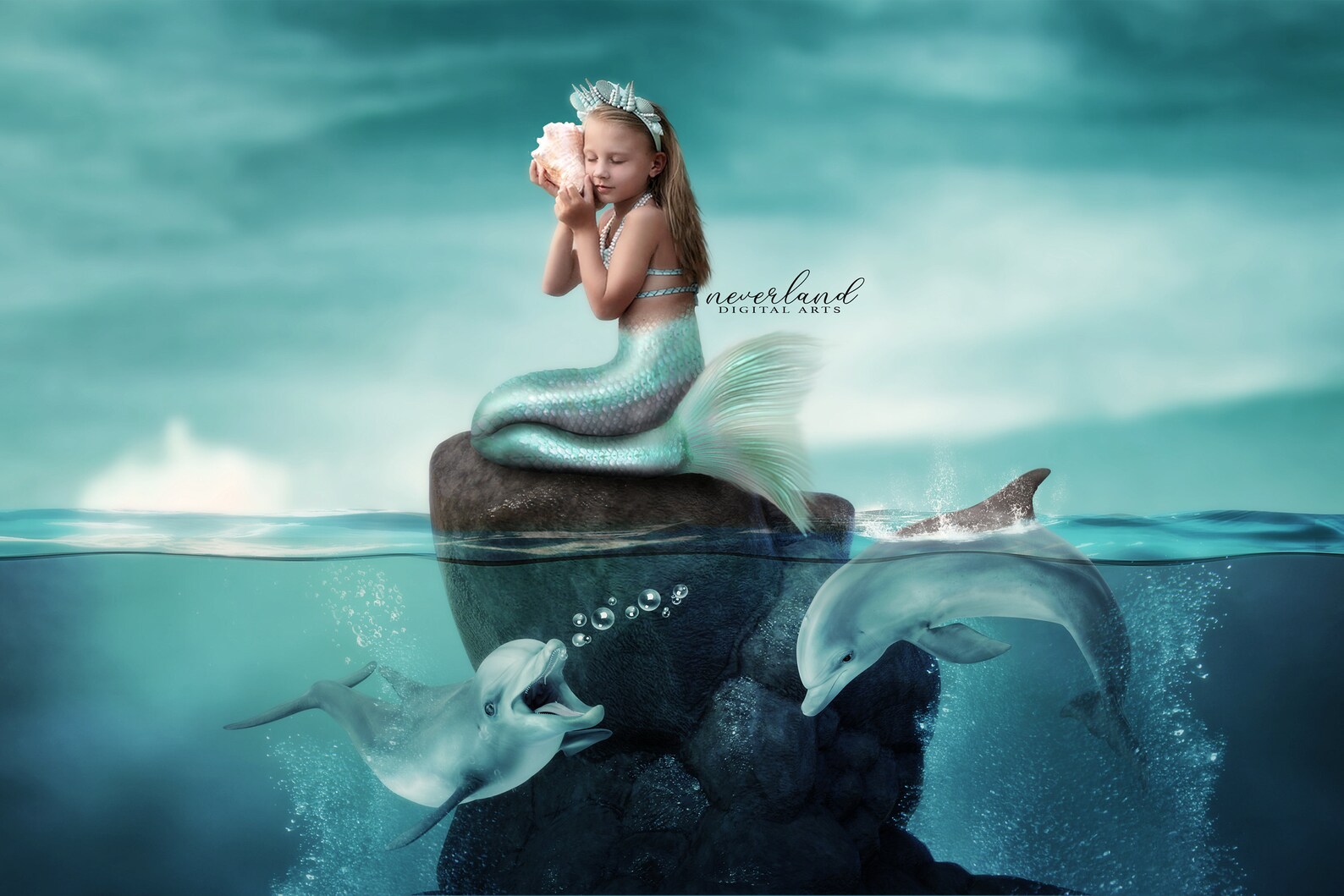 5 PACK Mermaid Backgrounds for Photography Photoshop - Etsy