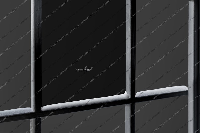Multi Pane Overlay 3 PACK Transparent Window Overlay / Winter Background for Composites ...