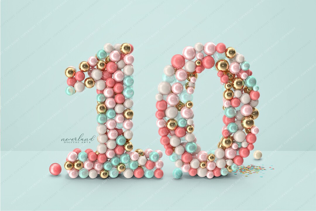 10th Birthday Background for Photography Compositions / Digital ...