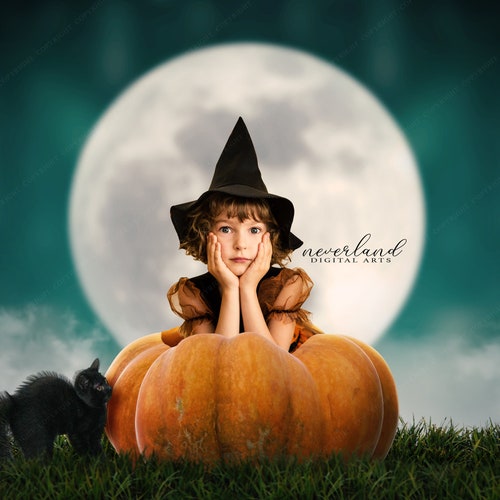 Halloween Digital Background / Backdrop for Photography and - Etsy