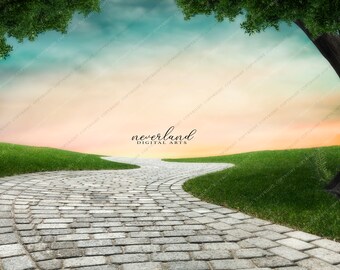 Digital Background / Sunny Day / Digital Backdrops for Photographers and Photoshop / Backgrounds and Overlays