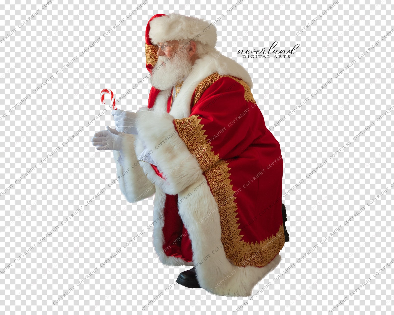 Translucent Santa Santa Overlay / PNG Transparent / Christmas Background / Photography ...