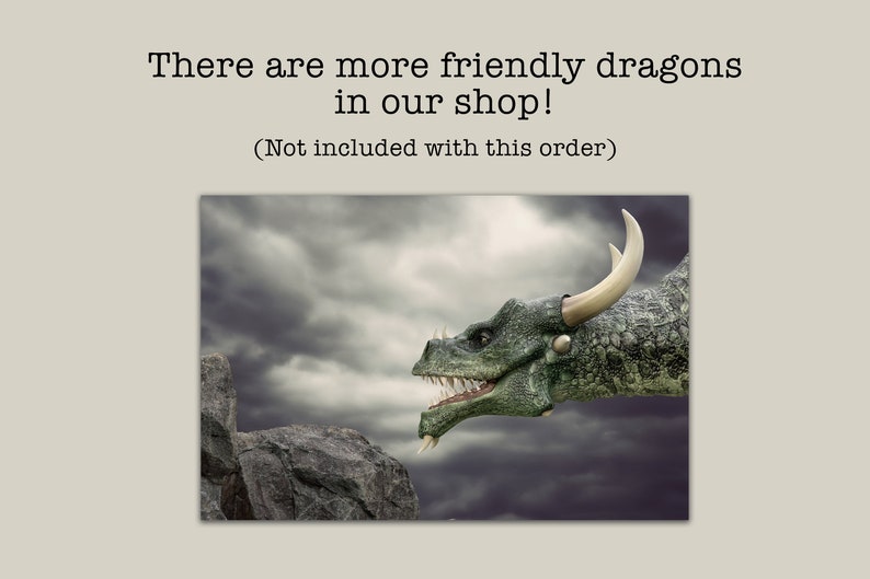 Friendly Dragon Background for Photographers / Dragon Background Instant Download / Composite Image / Magical Backdrop image 9
