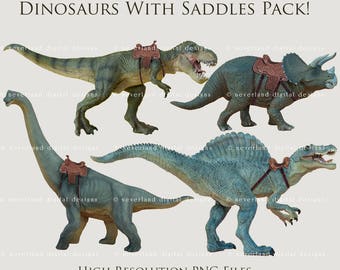 Arquivos PNG de 4 pacotes! Fundo de fotografia digital / sobreposições para Photoshop / Tyrannosaurus Rex Fundos e sobreposições para Photoshop / Trex