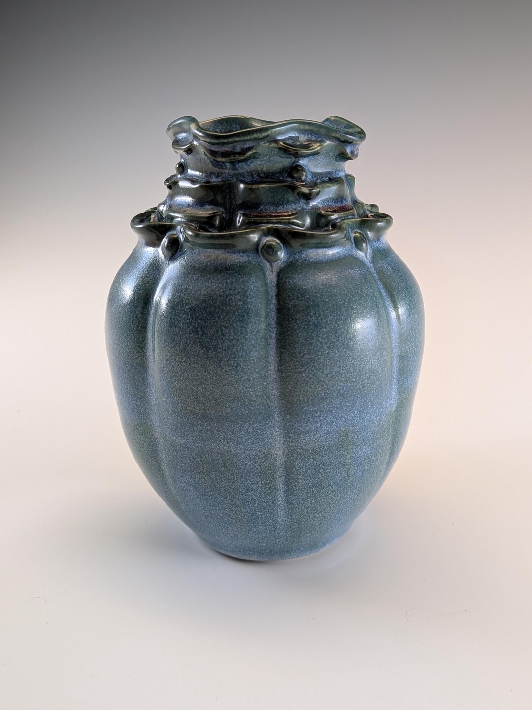 Vase Rim Examples Layered Slit Rim Porcelain Vase - Etsy