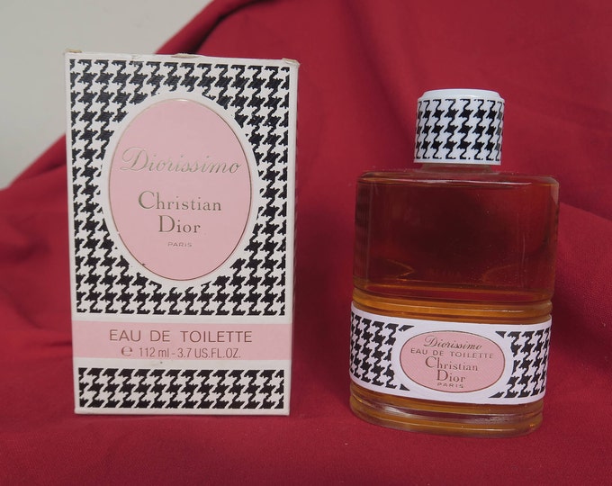 Diorissimo de Christian Dior, eau de toilette 112 ml, flacon vintage des années 80-90, parfum d'origine